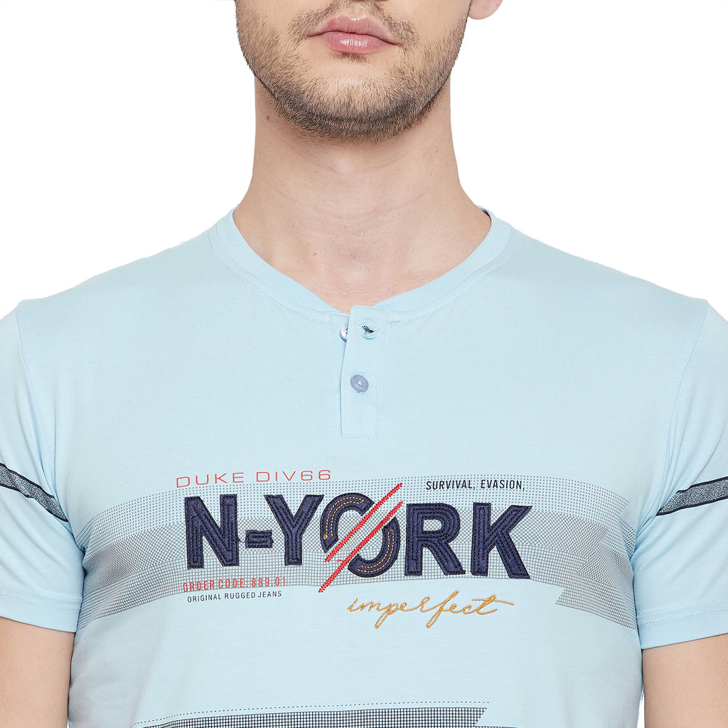 Duke Urban Men Half Sleeve Cotton T-shirt (LQ3715)