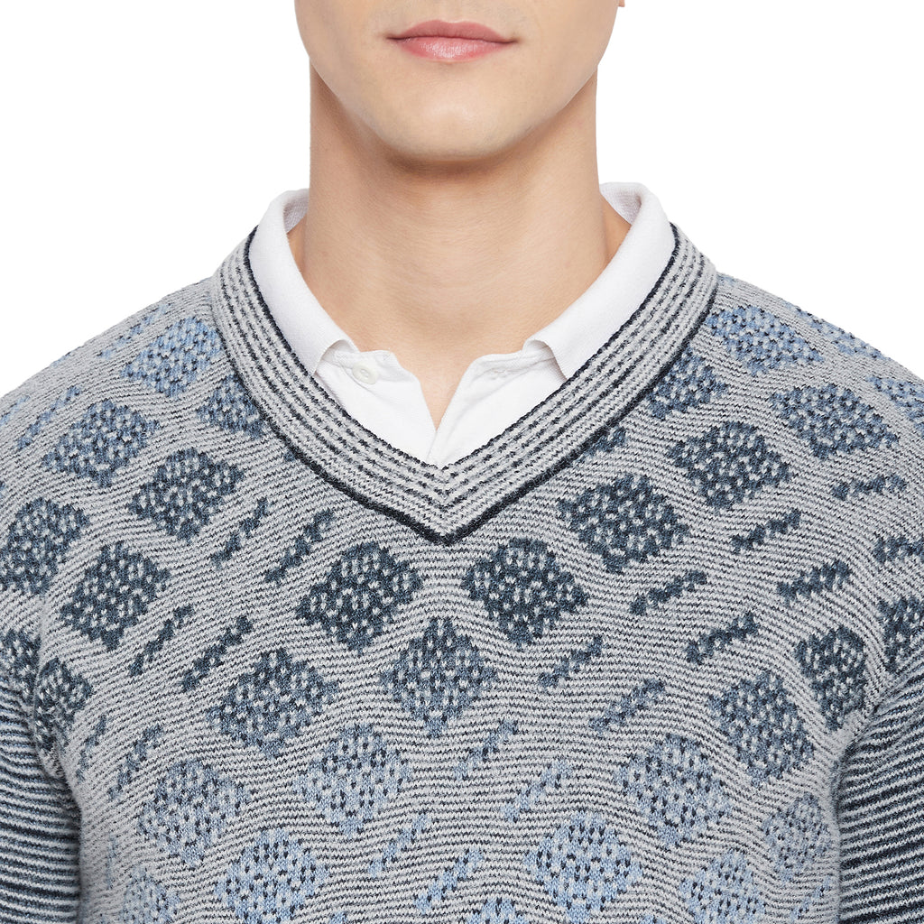 Duke Urban Men Full Sleeve V Neck Sweater (SDS671)