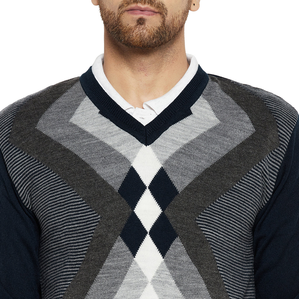 Duke Urban Men Full Sleeve V Neck Sweater (SDS2057)