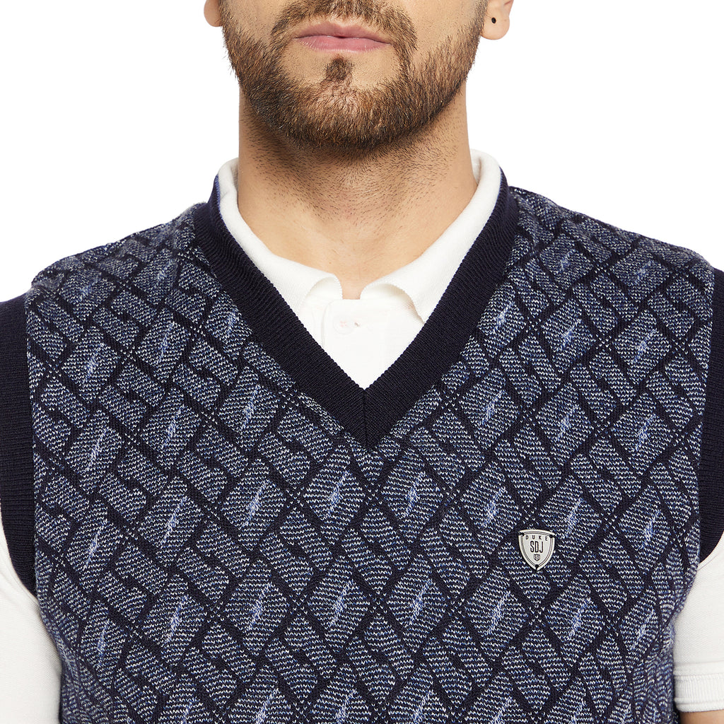 Duke Urban Men Sleeveless Reversible Sweater (SDS2042)