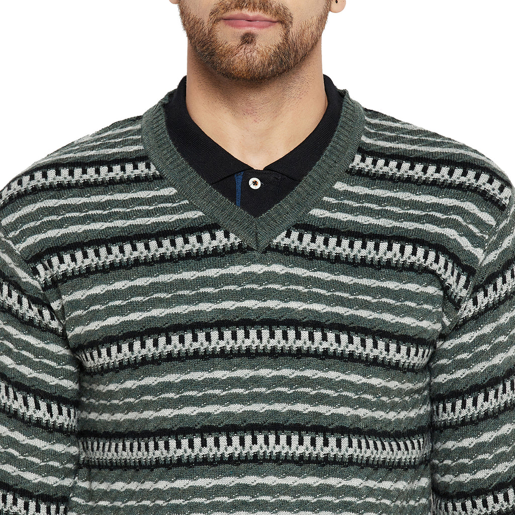 Duke Urban Men Full Sleeve V Neck Sweater (SDS2056)