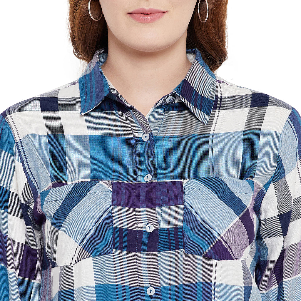 Duke Urban Women Full Sleeve Cotton Shirt (SDX3804)