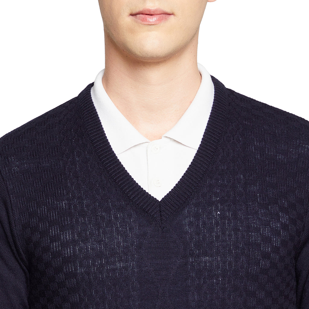 Duke Urban Men Full Sleeve V Neck Sweater (SDS8096)