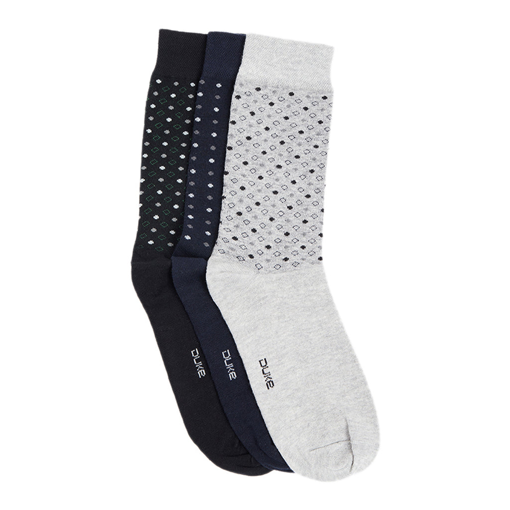 Duke Stardust Men Formal Socks (OJVP270A)