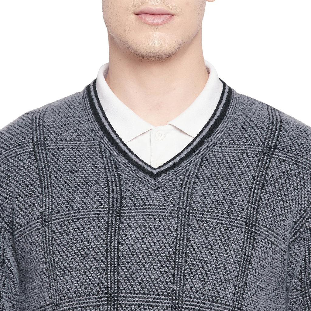 Duke Urban Men Full Sleeve V Neck Sweater (SDS2067)