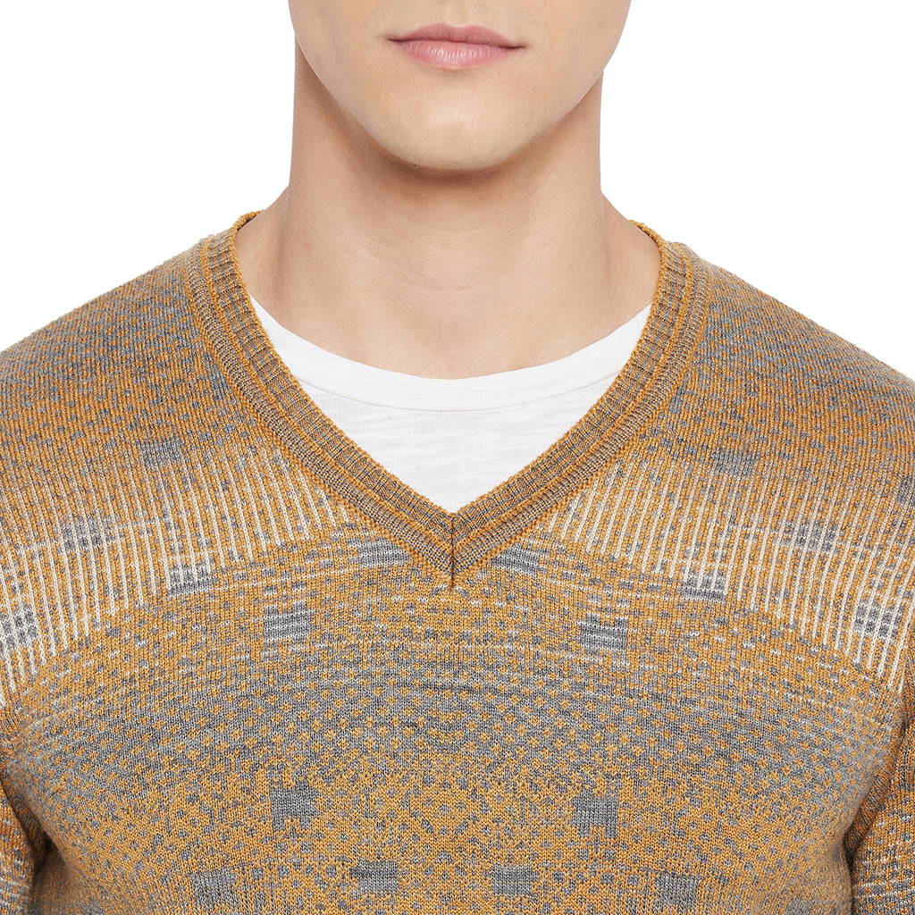 Duke Urban Men Full Sleeve V Neck Sweater (SDS2066)