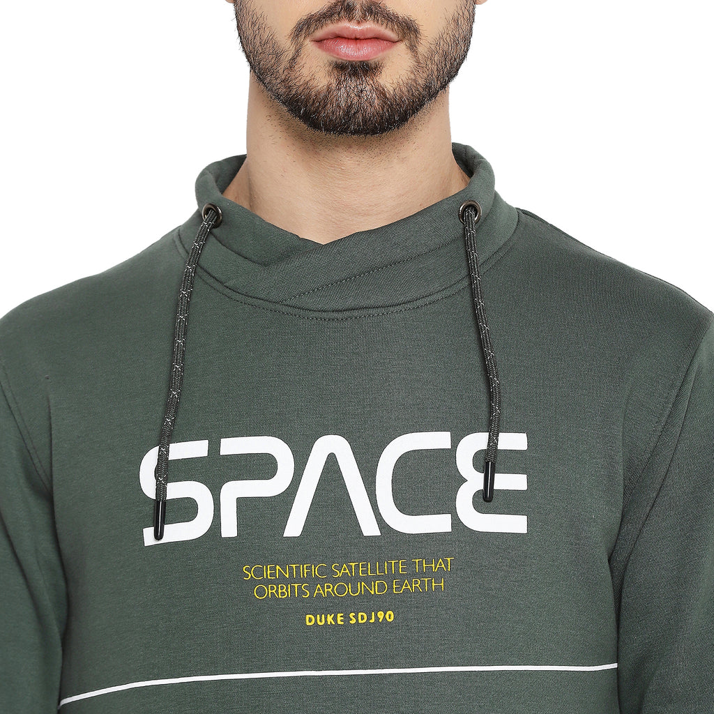 Duke Urban Men Cowl Neck Sweatshirt (LF6121)