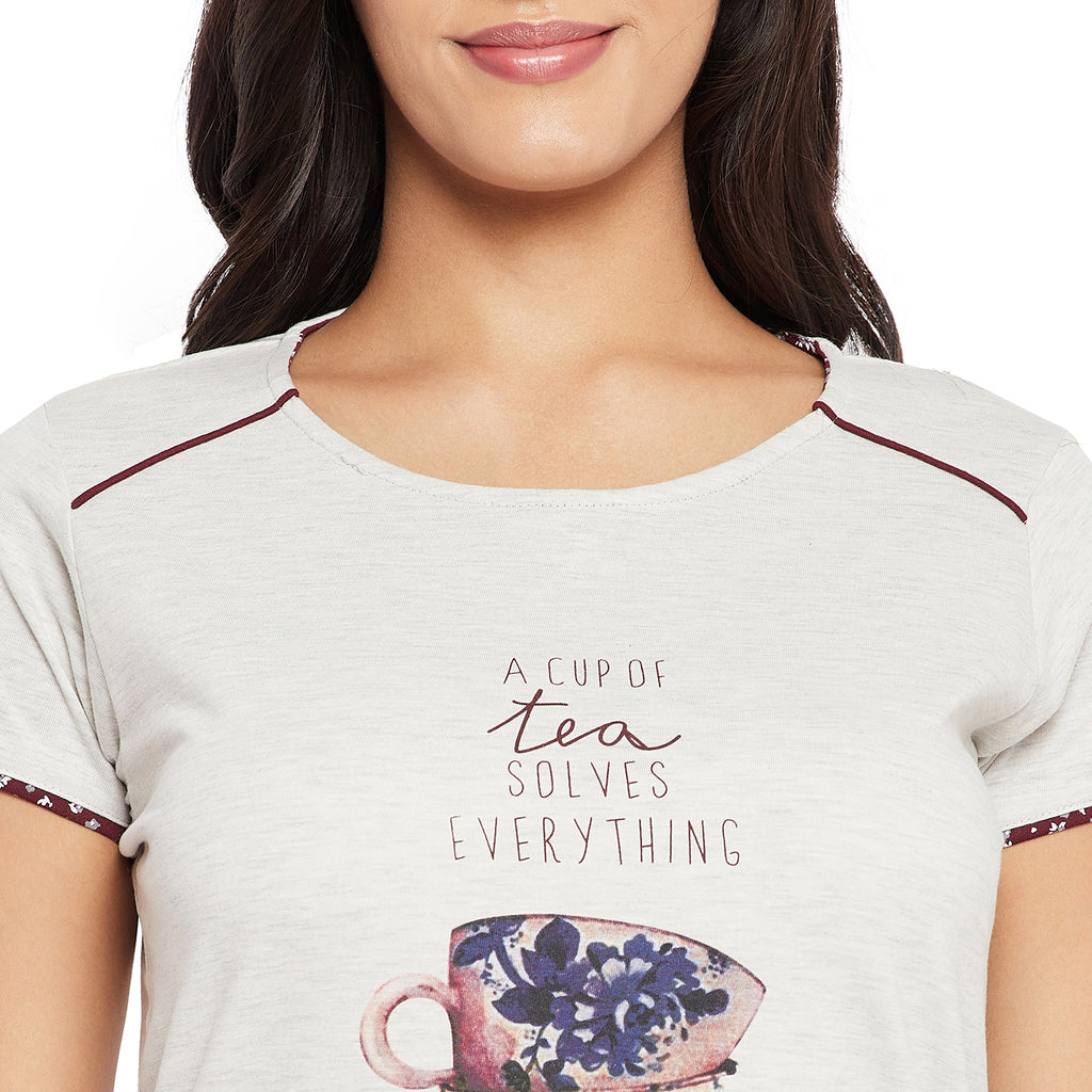 Duke Urban Women Printed Top & Capri Set (LFX855)