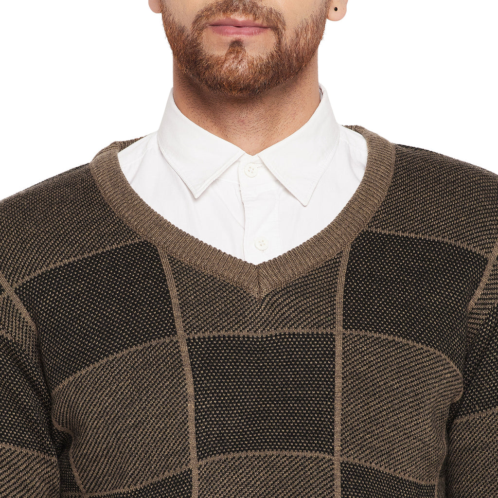 Duke Urban Men Full Sleeve V-Neck Sweater (SDS2053)