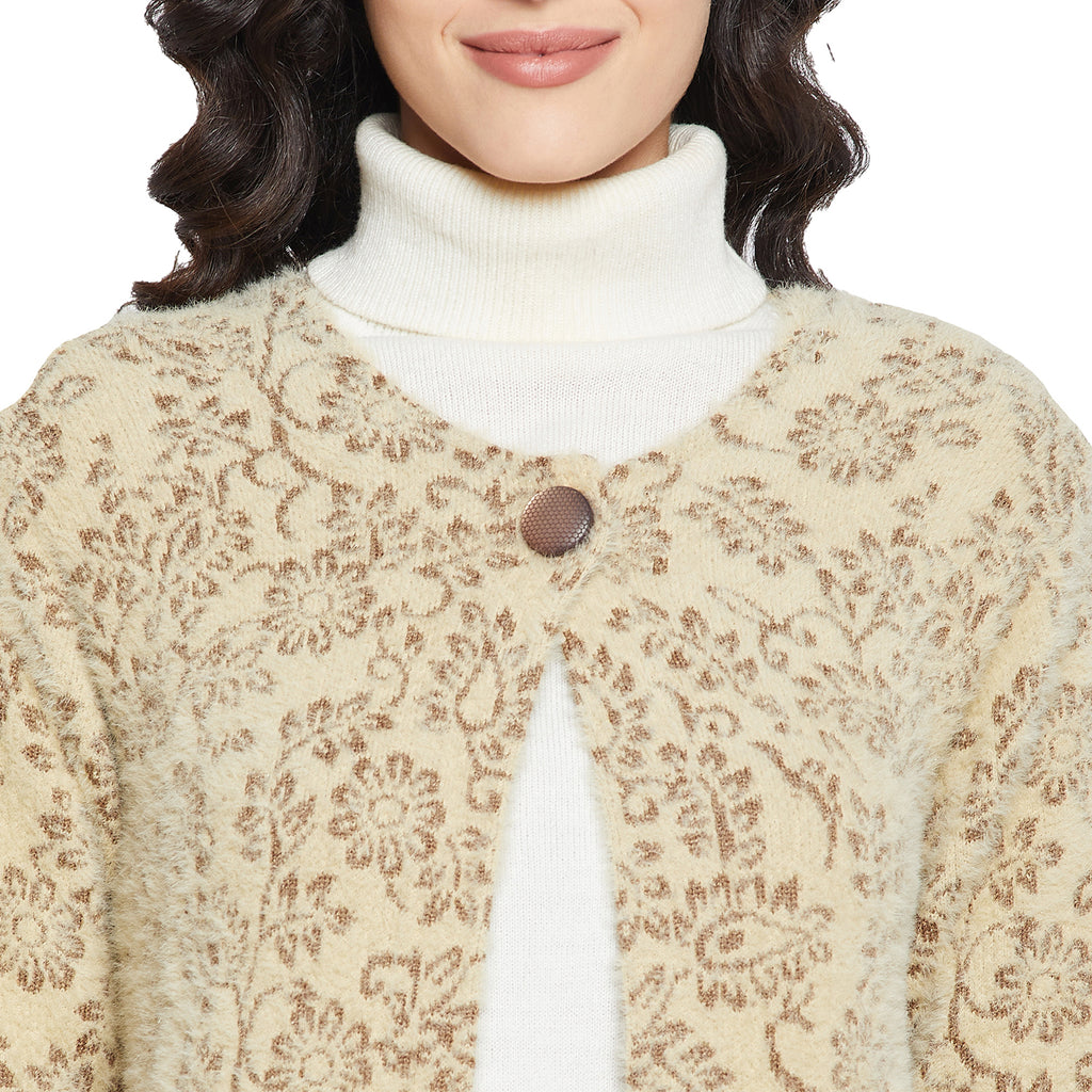 Duke Urban Women Full sleeve Round Neck Cardigan (SDS1132)