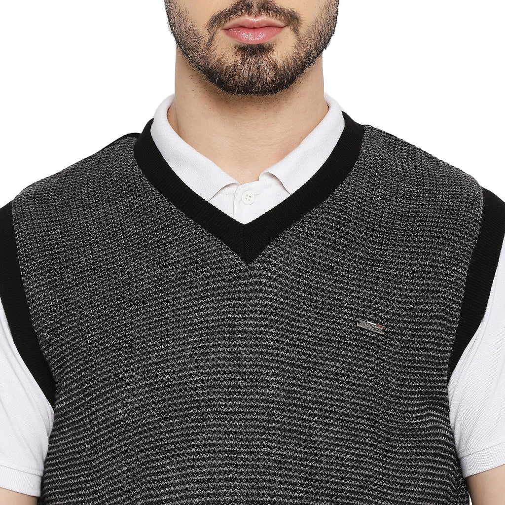 Duke Urban Men Sleeveless Reversible Sweater (SDS2037)
