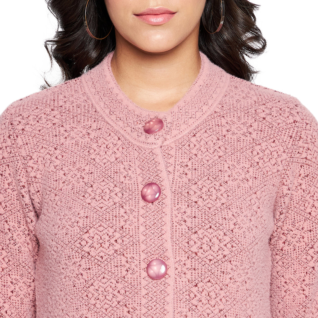 Duke Urban Women Full sleeve Round Neck Cardigan (SDS1092)