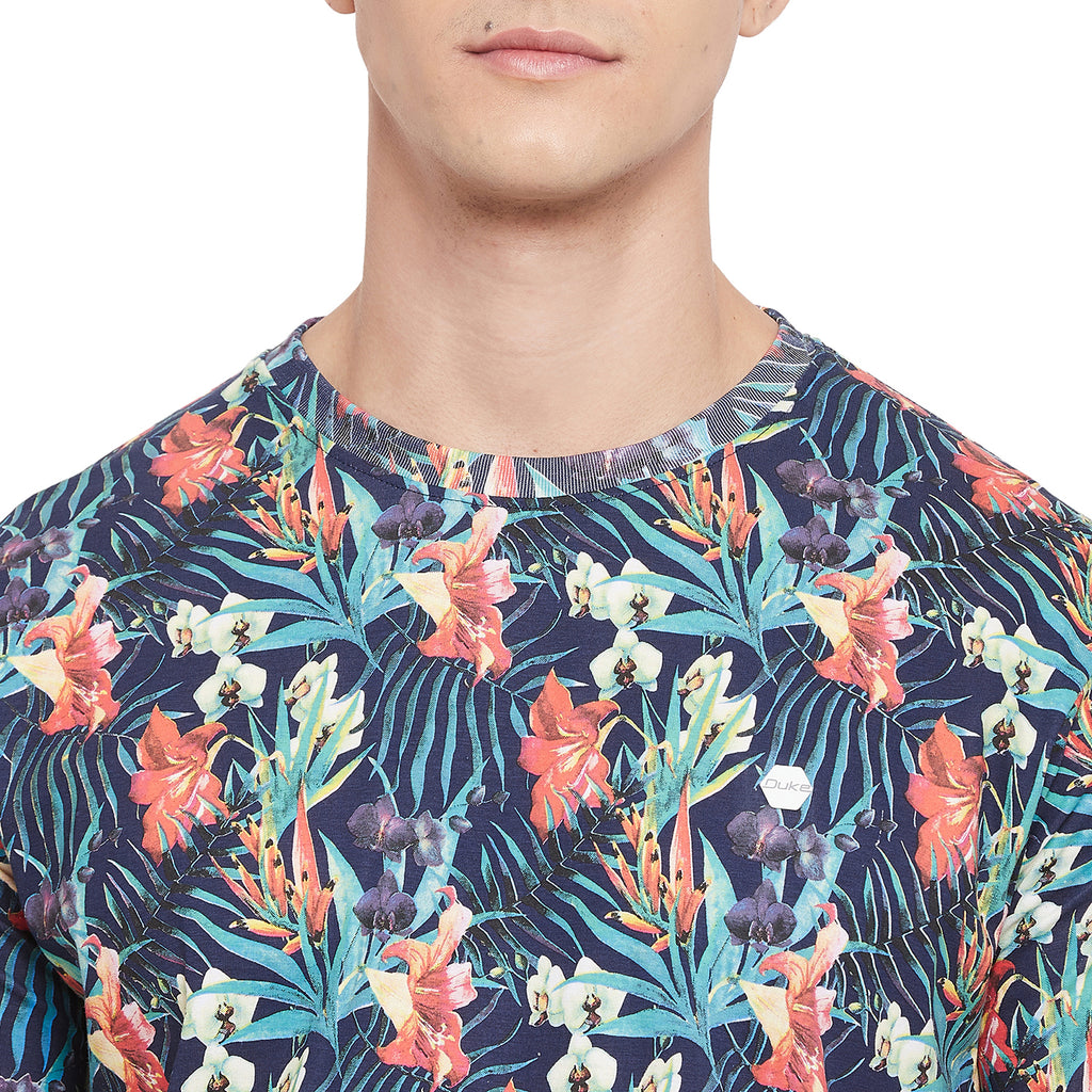 Duke Urban Men Half Sleeve Cotton T-shirt (LF5713)