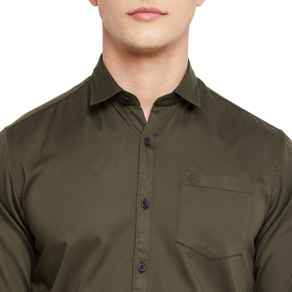 Duke Urban Men Full Sleeve  Cotton Shirt (SDO5SATR)
