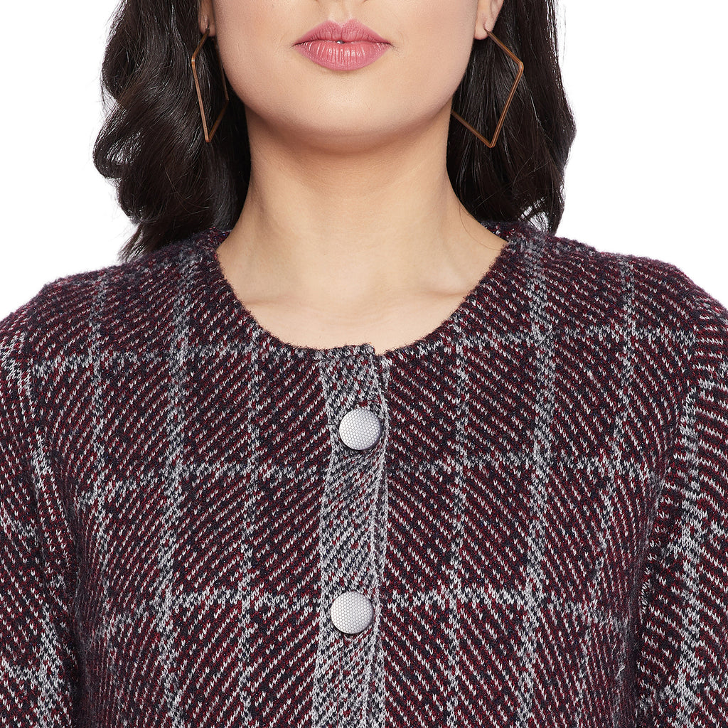 Duke Urban Women Full Sleeve Long Cardigan (SDS9639)