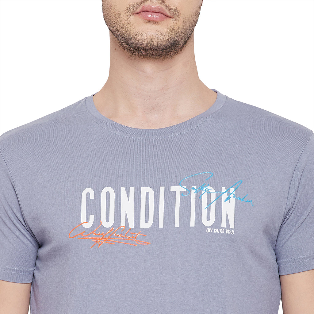 Duke Urban Men Half Sleeve Cotton T-shirt (LF5035)