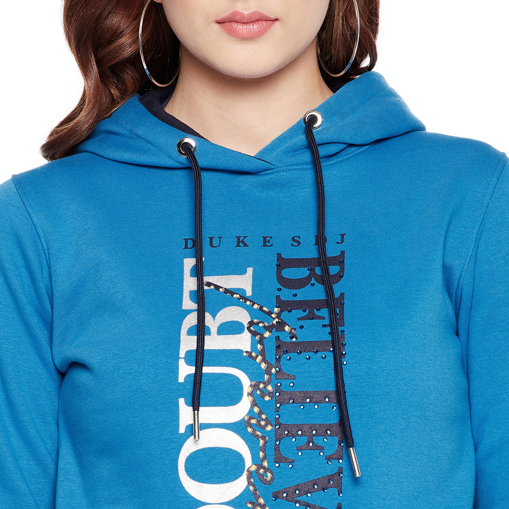 Duke Urban Women Full Sleeve Hooded Sweatshirt (LFX820)