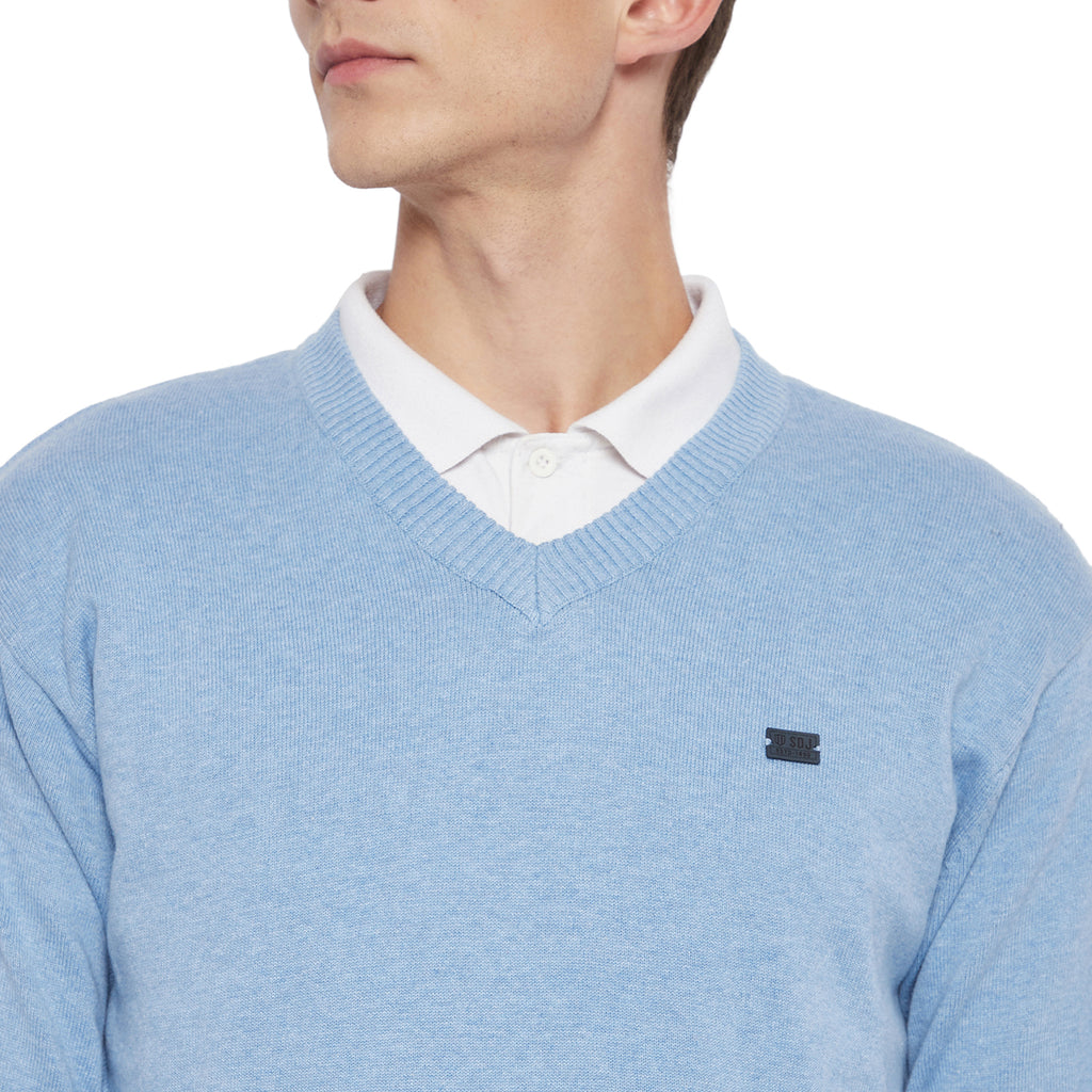 Duke Stardust Men Full Sleeve V Neck Sweater (SDS731)