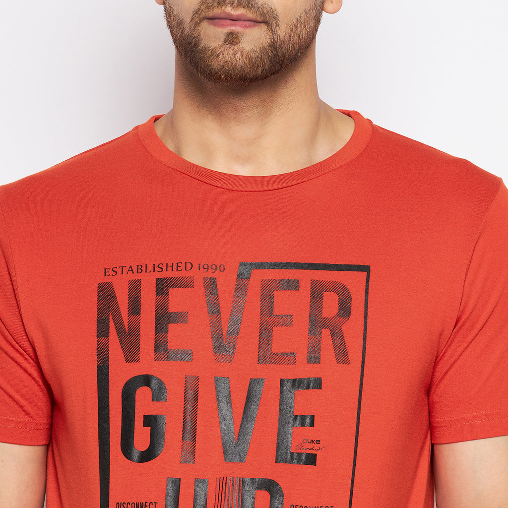 Duke Urban Men Half Sleeve Cotton T-shirt (ONSDVP39)
