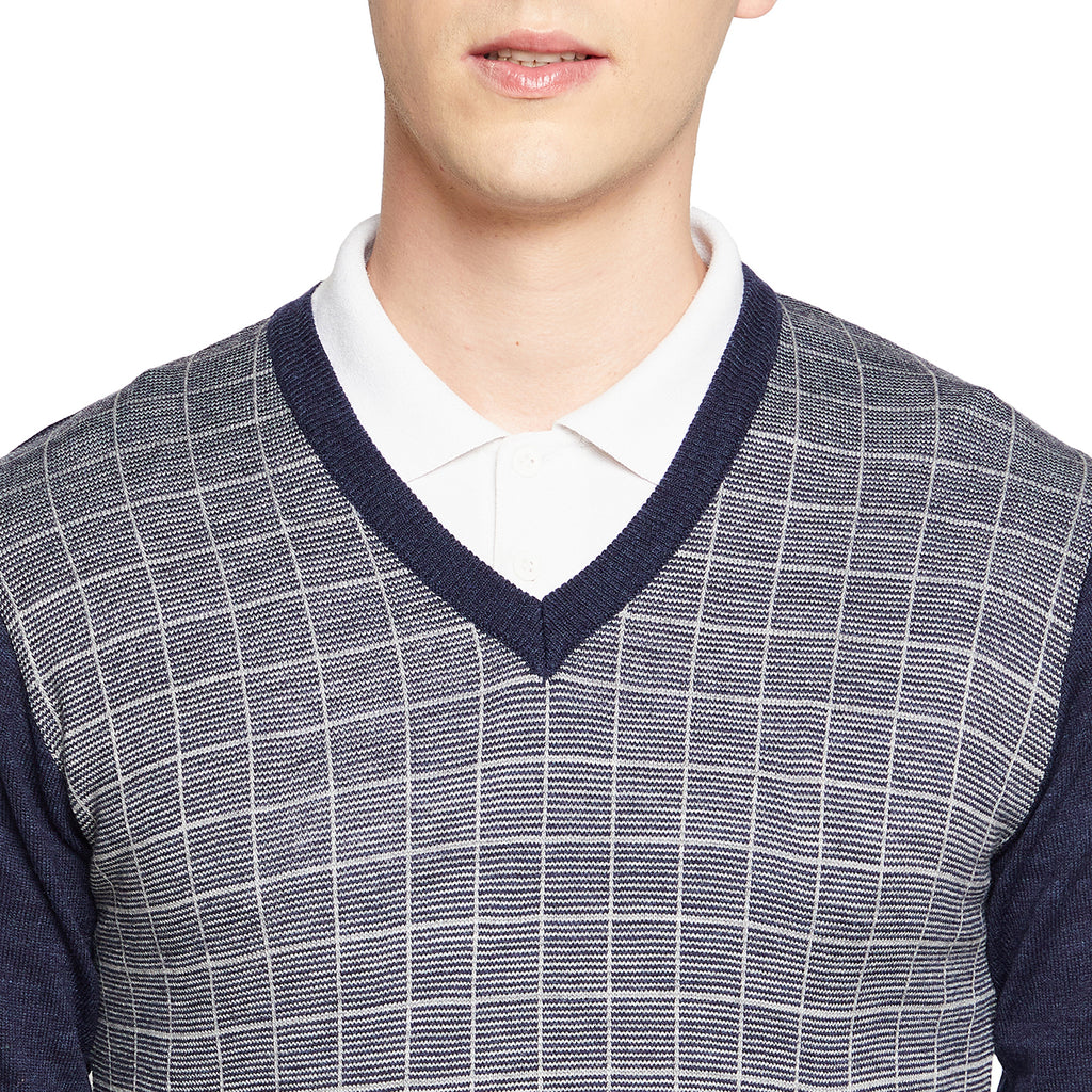 Duke Urban Men Full Sleeve V Neck Sweater (SDS8095)