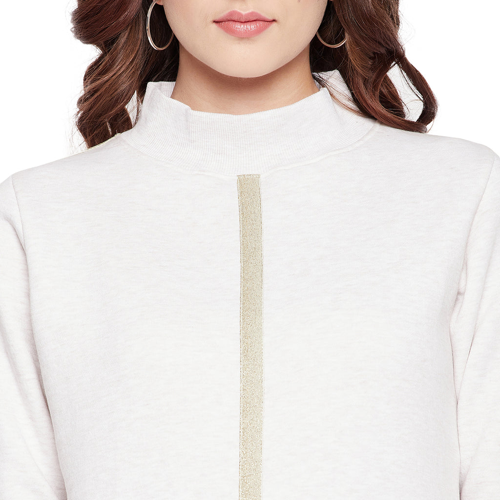 Duke Urban Women Full Sleeve High Neck Sweatshirt (LFX770)