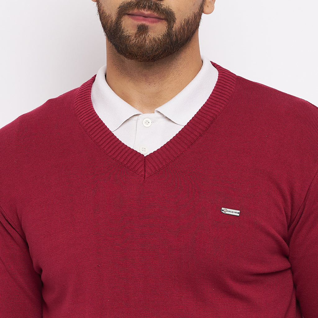 Duke Urban Men Full Sleeve V Neck Sweater (SDS3000)