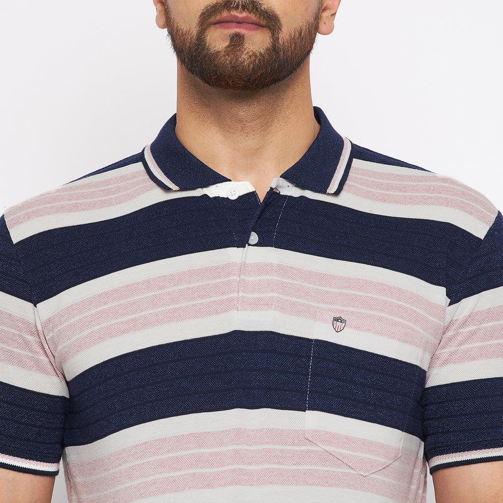 Duke Urban Men Half Sleeve Cotton T-shirt (LF5377)