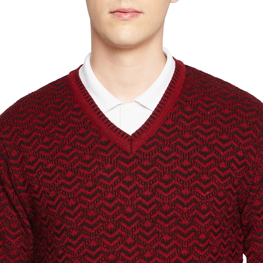 Duke Urban Men Full Sleeve V Neck Sweater (SDS2059)