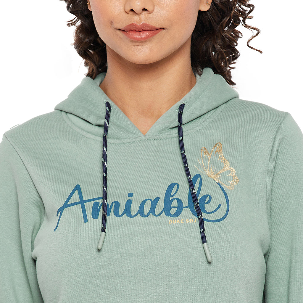 Duke Urban Women Hooded Neck Sweatshirt (LFX871)