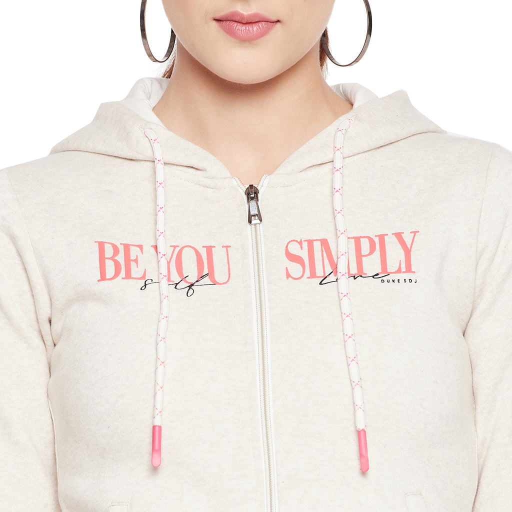 Duke Urban Women Full Sleeve Hooded Sweatshirt (LFX736)