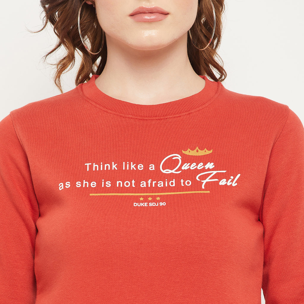 Duke Urban Women Printed Sweatshirt (LFX872)