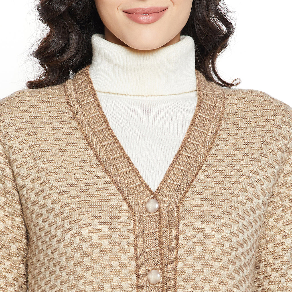 Duke Urban Women Full sleeve V Neck Cardigan (SDS1089)