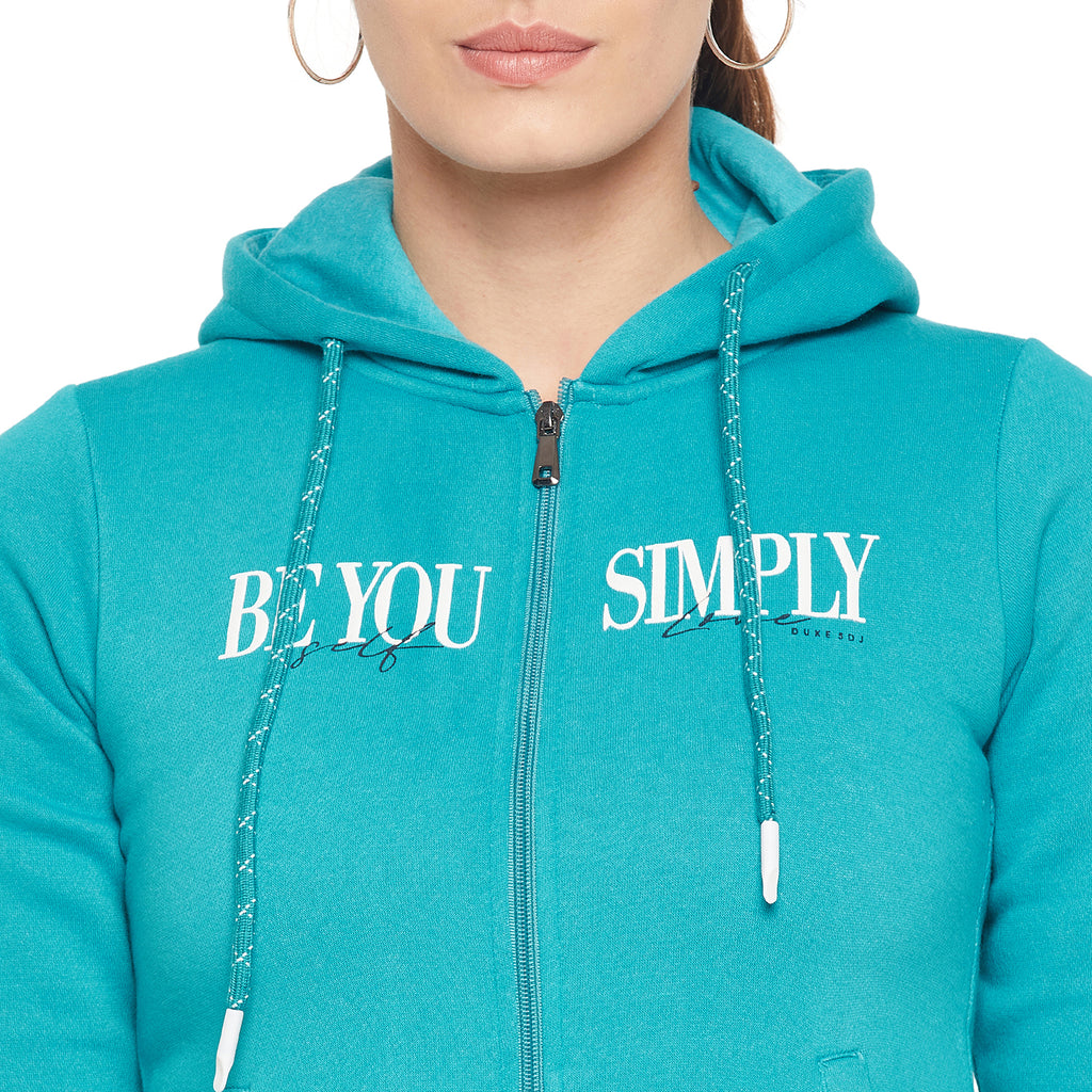 Duke Urban Women Full Sleeve Hooded Sweatshirt (LFX736)