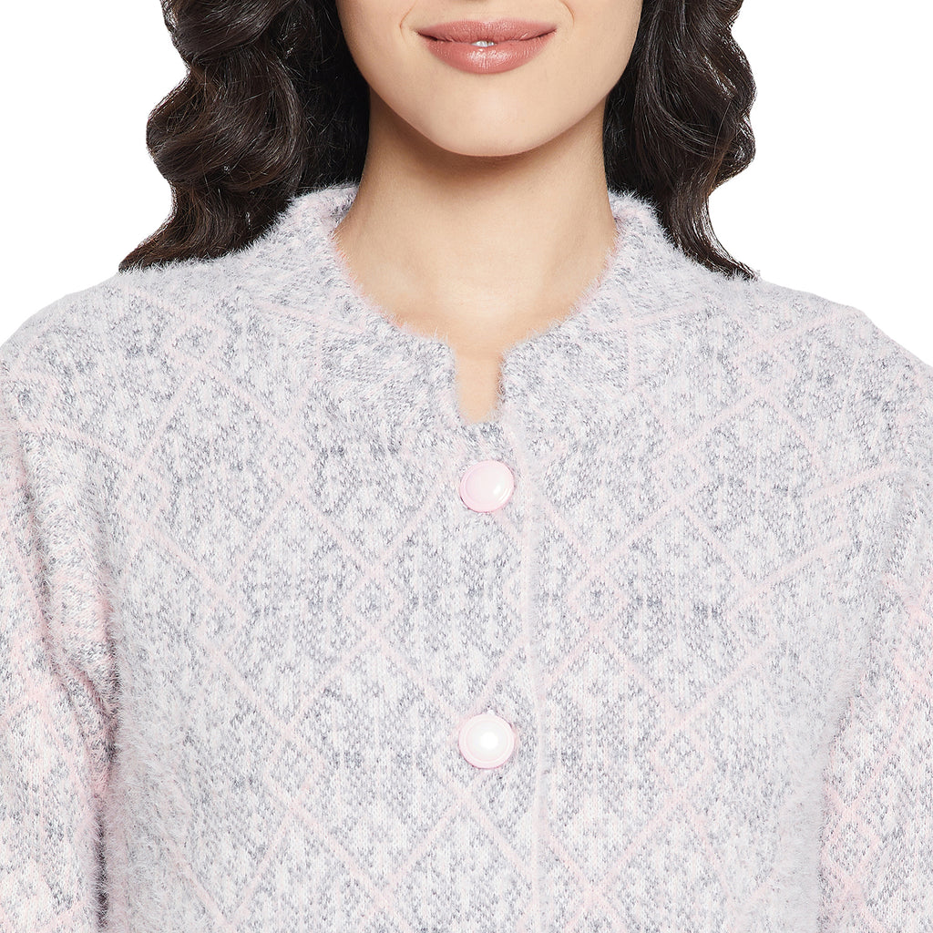 Duke Urban Women Full sleeve Round Neck Cardigan (SDS1098)