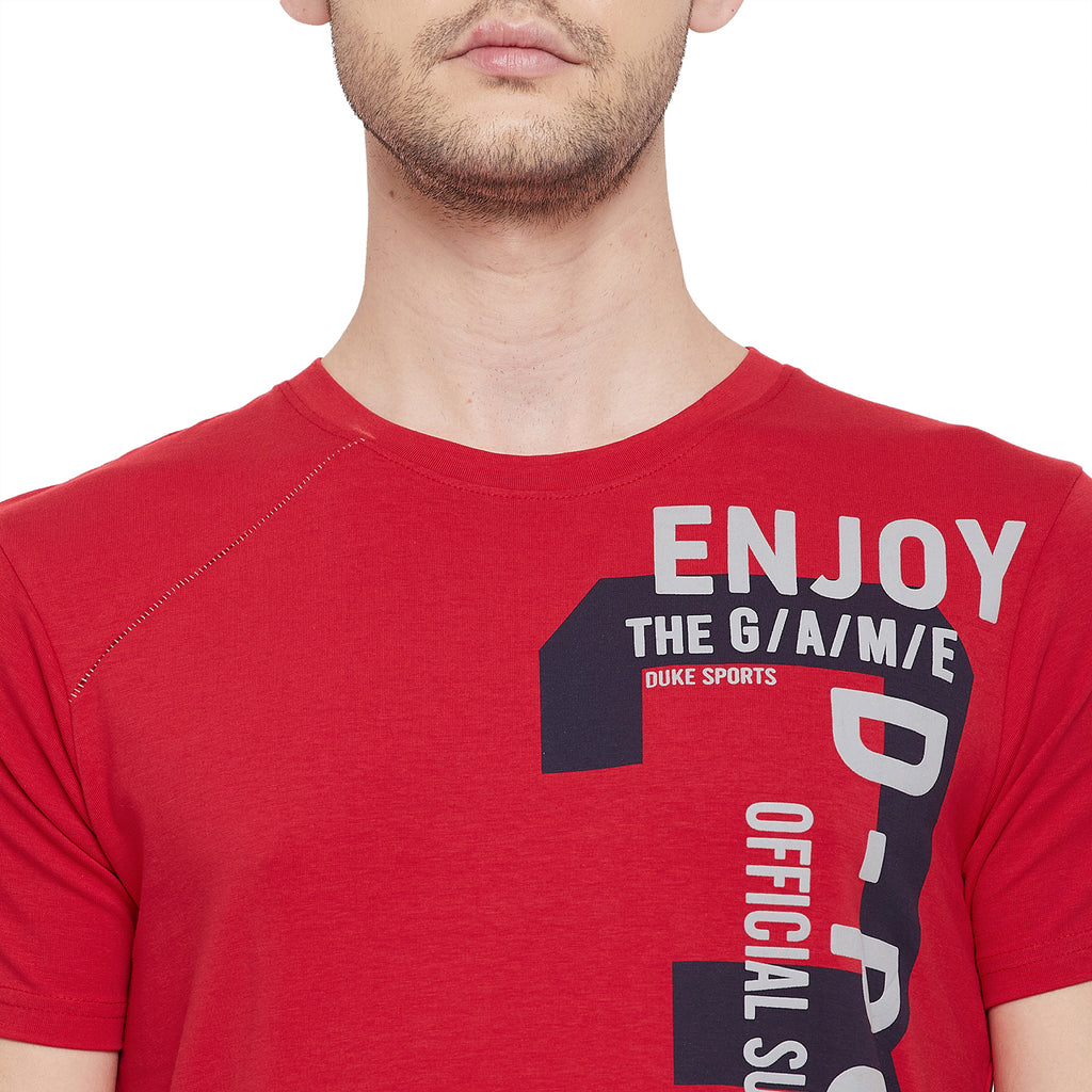 Duke Urban Men Half Sleeve Cotton T-shirt (LQ3927)