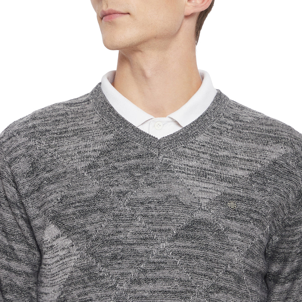 Duke Urban Men Full Sleeve V Neck Sweater (SDS581)