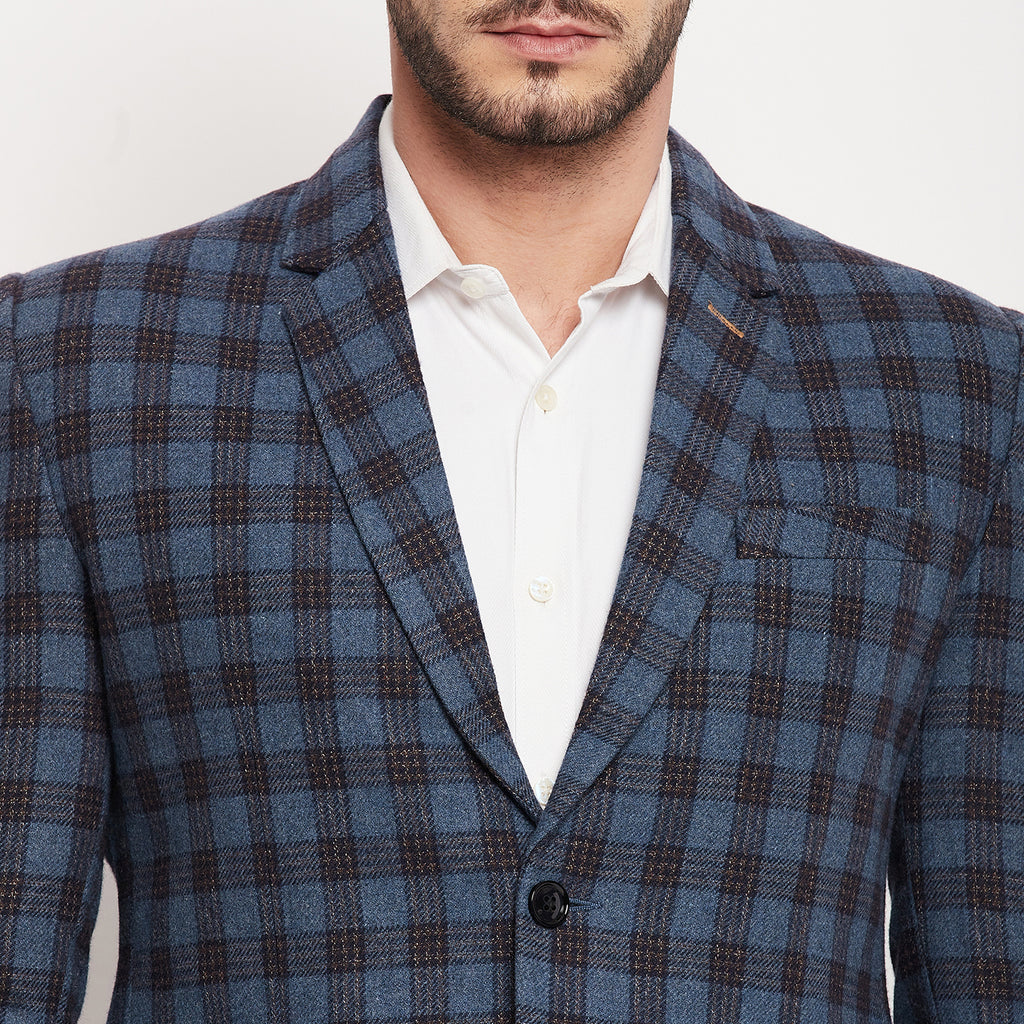 Duke Urban Men Full Sleeve Lapel Neck Coat (SDZ935)