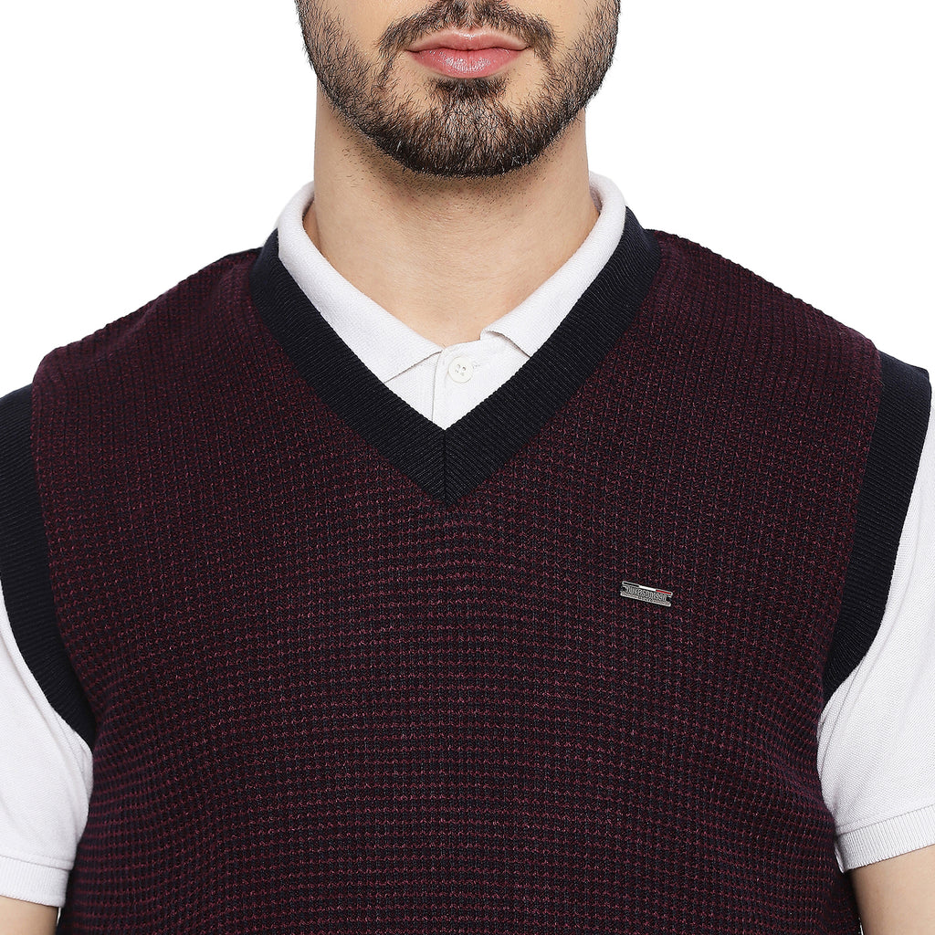 Duke Urban Men Sleeveless Reversible Sweater (SDS2037)