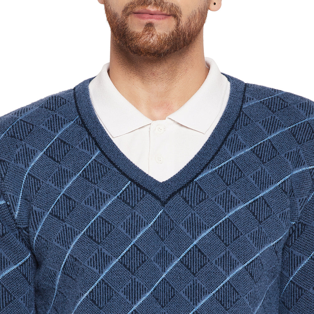 Duke Urban Men Full Sleeve V-Neck Sweater (SDS2052)