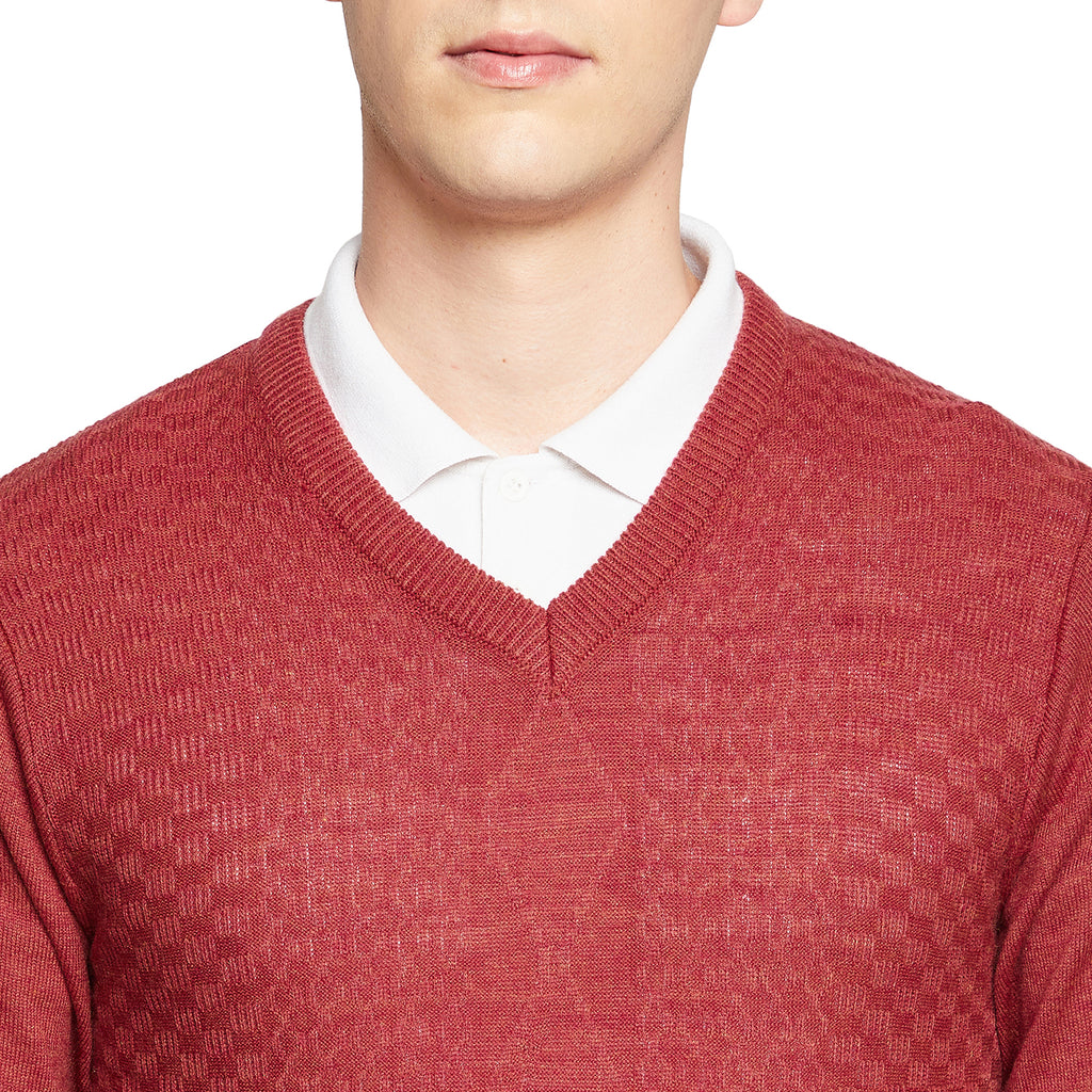 Duke Urban Men Full Sleeve V Neck Sweater (SDS8096)
