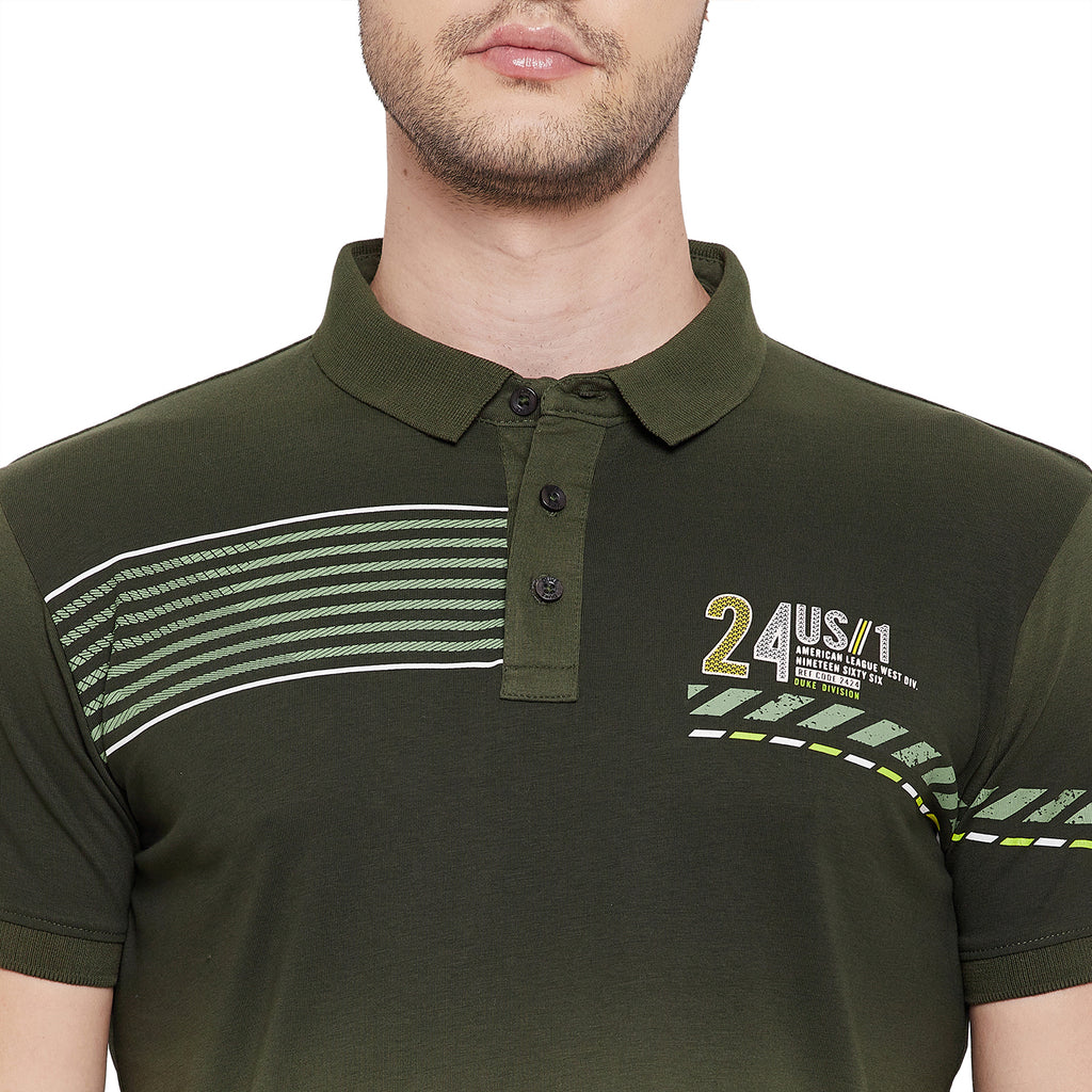 Duke Urban Men Half Sleeve Cotton T-shirt (LQ3758)