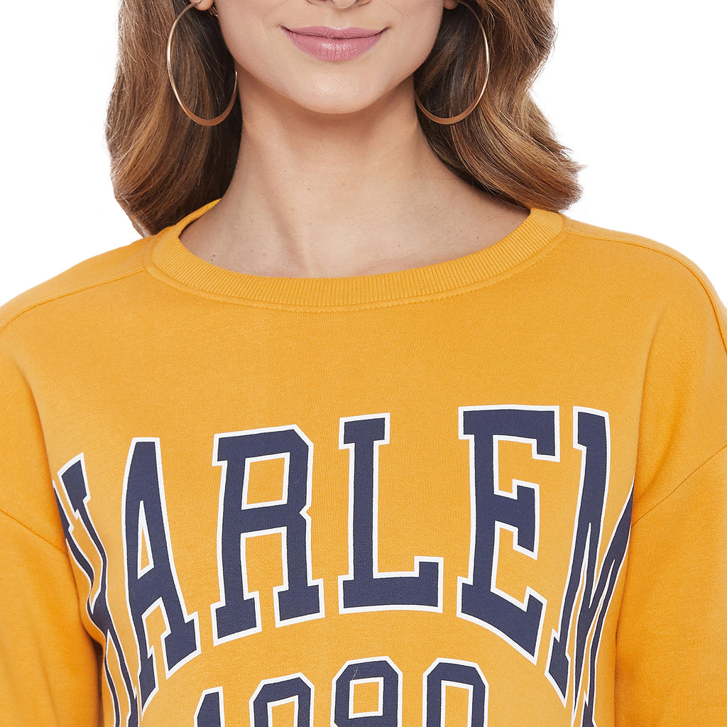 Duke Urban Women Round Neck Crop Sweatshirt (LFX763)