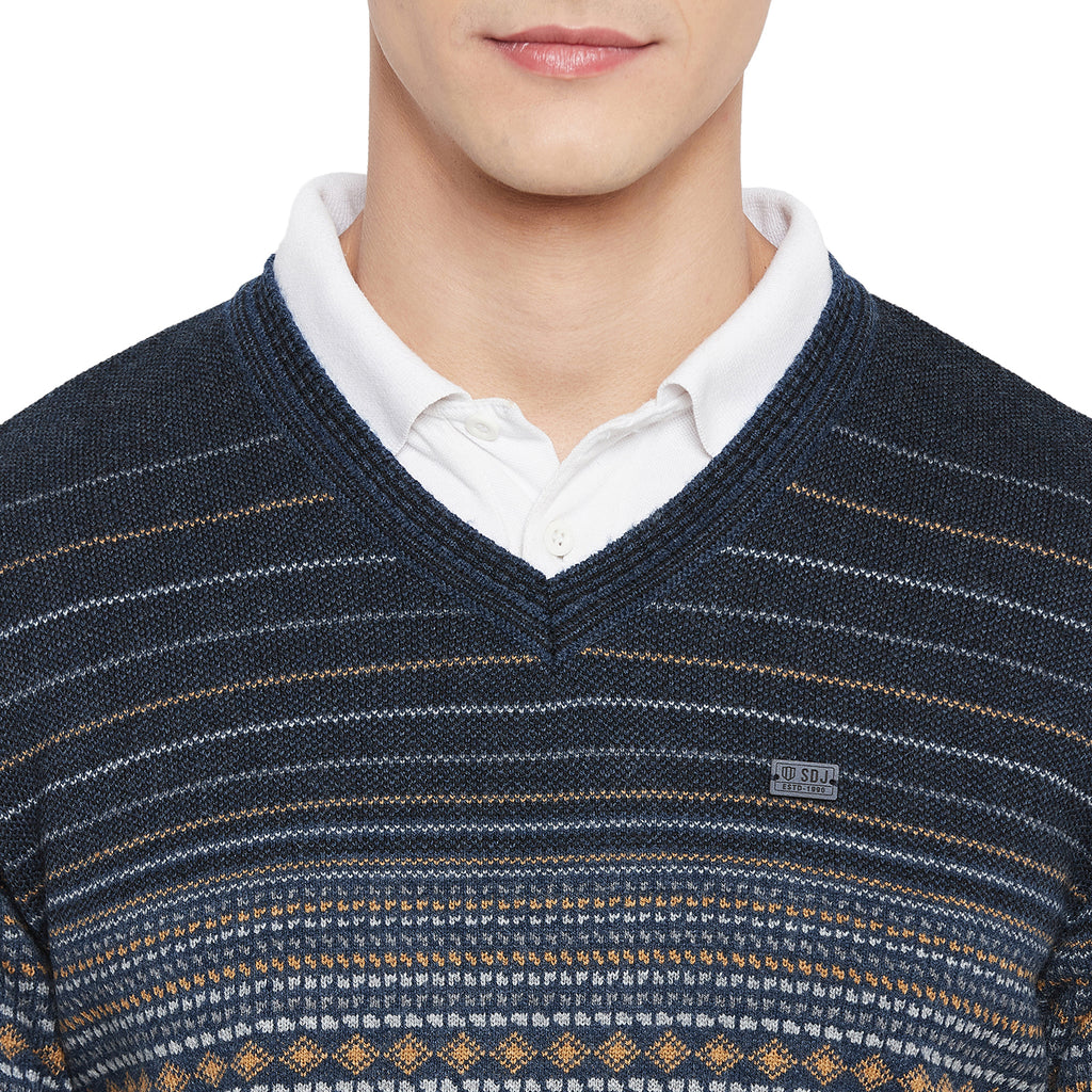 Duke Urban Men Full Sleeve V Neck Sweater (SDS2050)