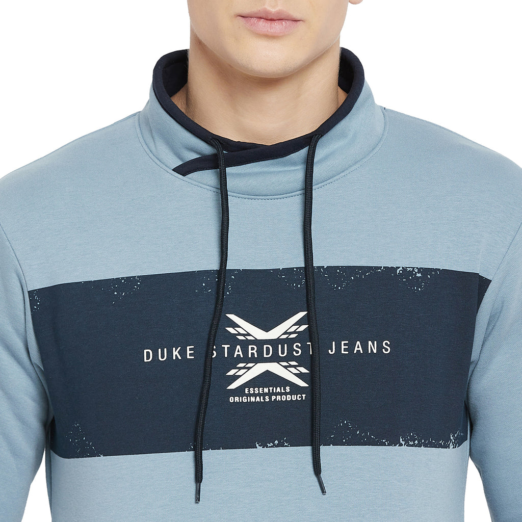 Duke Urban Men Cowl Neck Sweatshirt (LF3849)