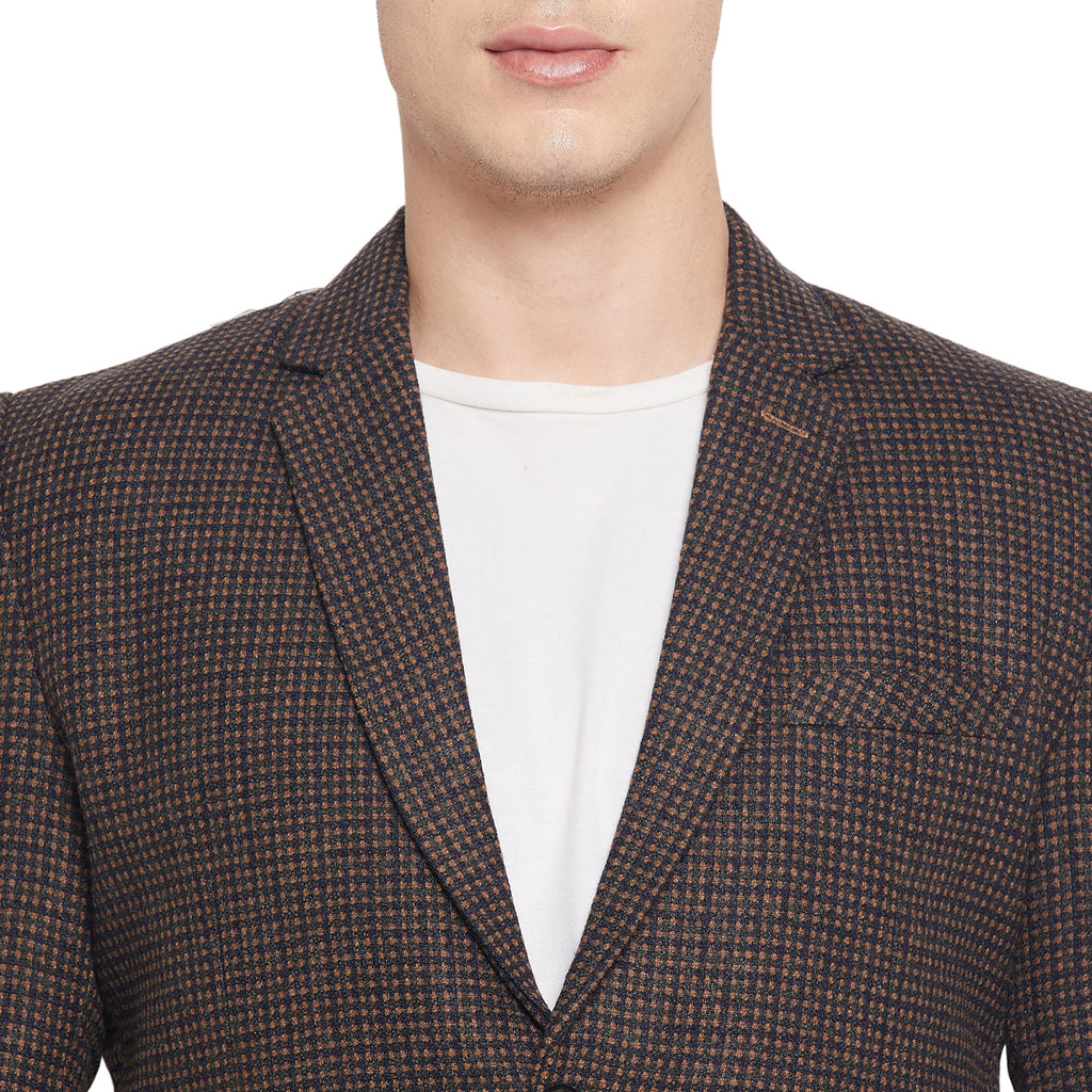 Duke Urban Men Full Sleeve Lapel Neck Coat (SDZ936)