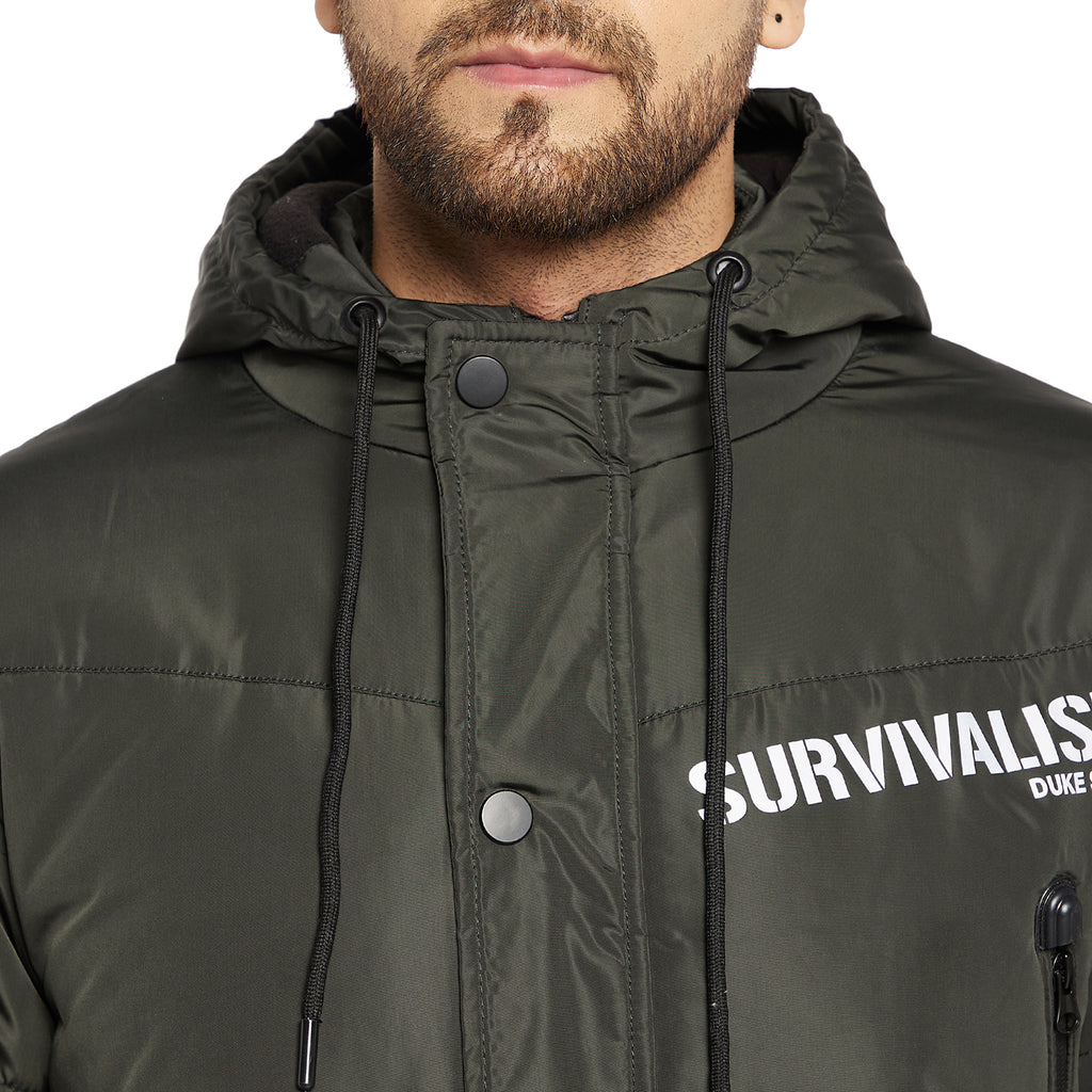Duke Urban Men Full Sleeve Hooded Jacket (SDZ1087)