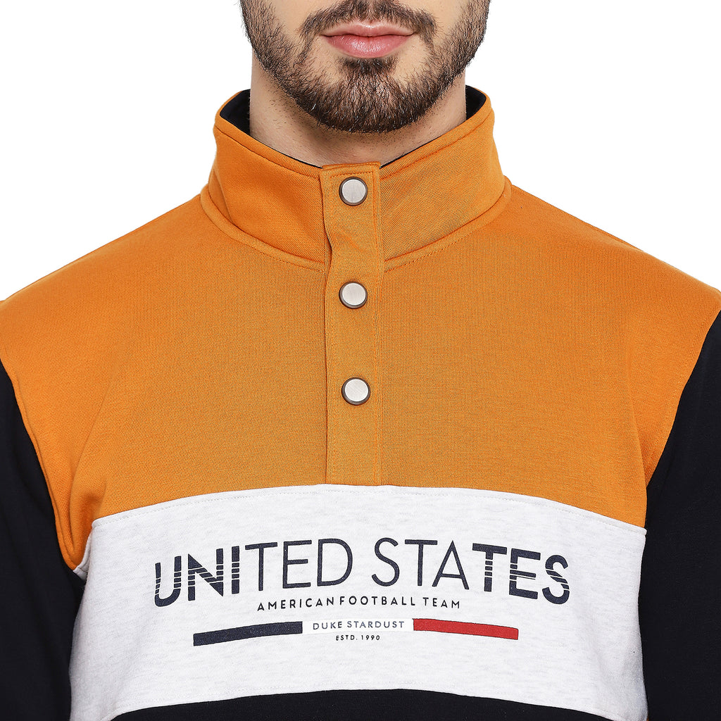 Duke Urban Men Collared Sweatshirt (LF6112)