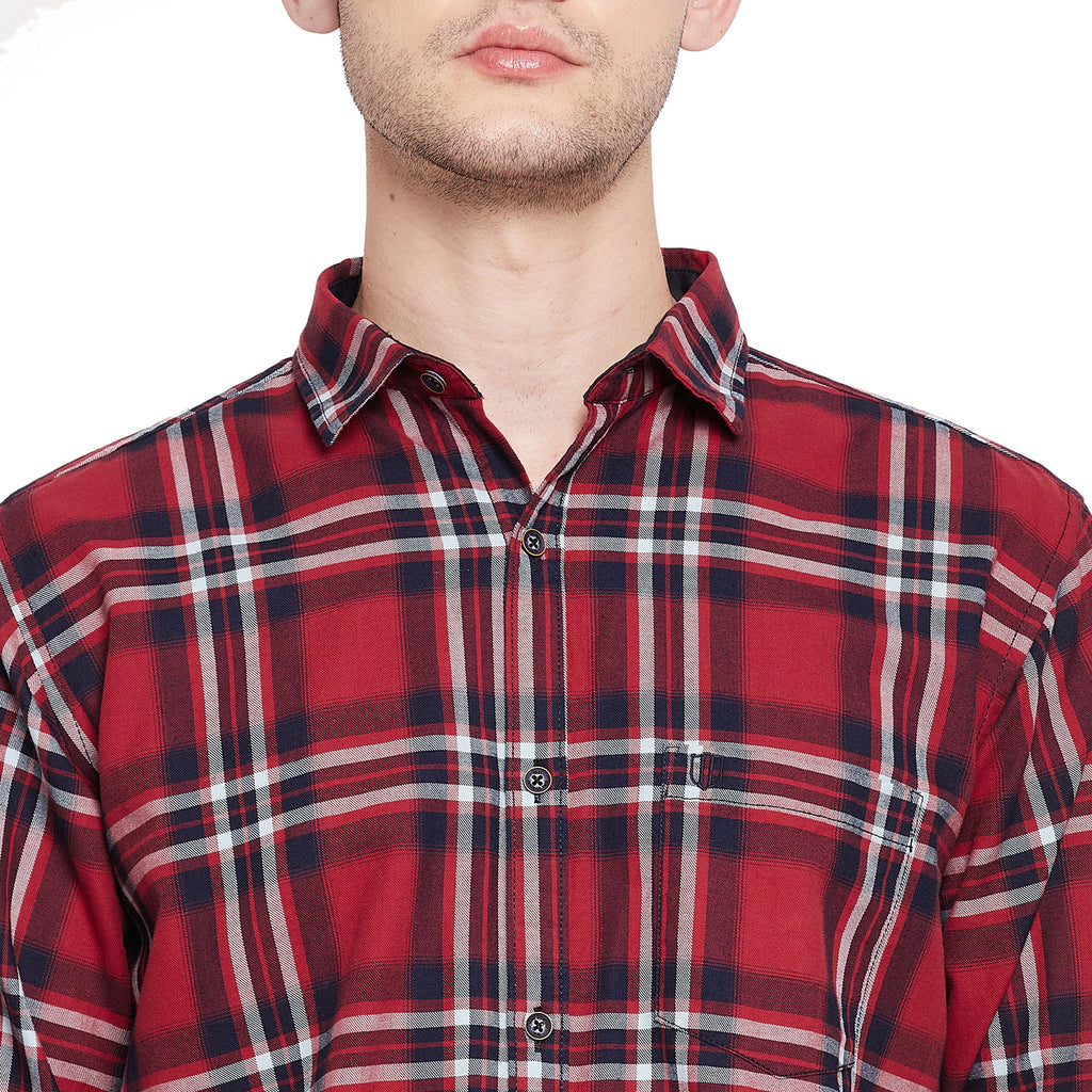 Duke Urban Men Full Sleeve Cotton Shirt (SDO5CKIF)
