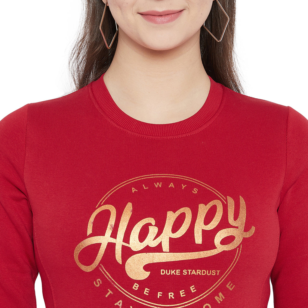 Duke Urban Women Round Neck Sweatshirt (MLFX674)