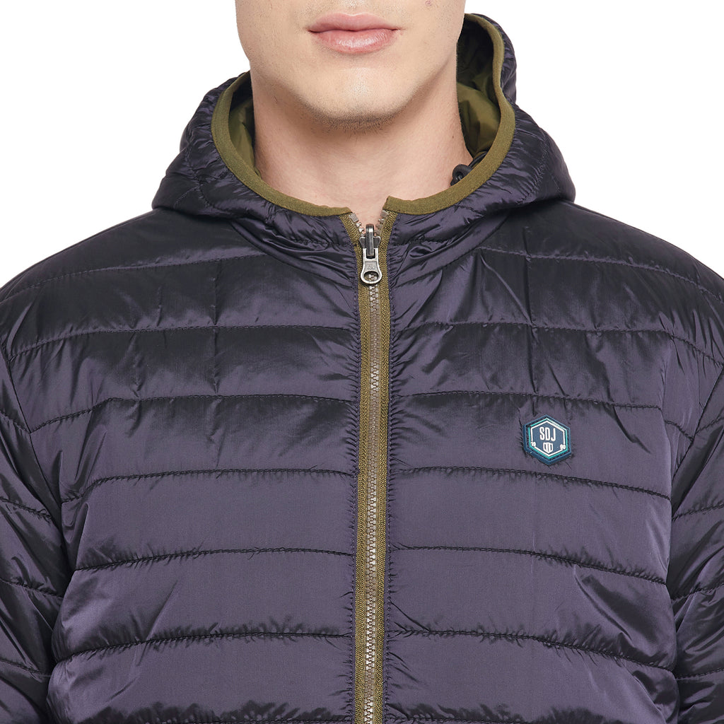Duke Urban Men Full Sleeve Reversible Hooded Jacket (SDZ898)